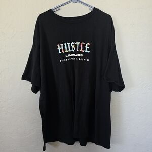 Hustle Mens Tee Shirt 3x Good condition